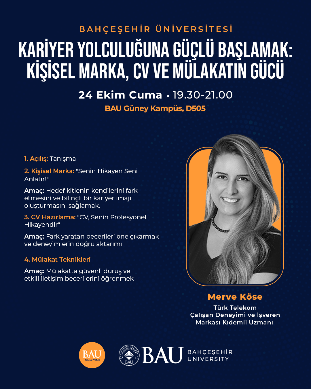 Kariyer Yolculuğuna Güçlü Başlamak Kişisel Marka CV ve Mülakatın Gücü